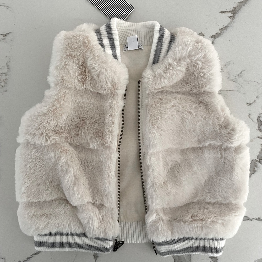 NWT 12-18 Month Faux Fur Vest